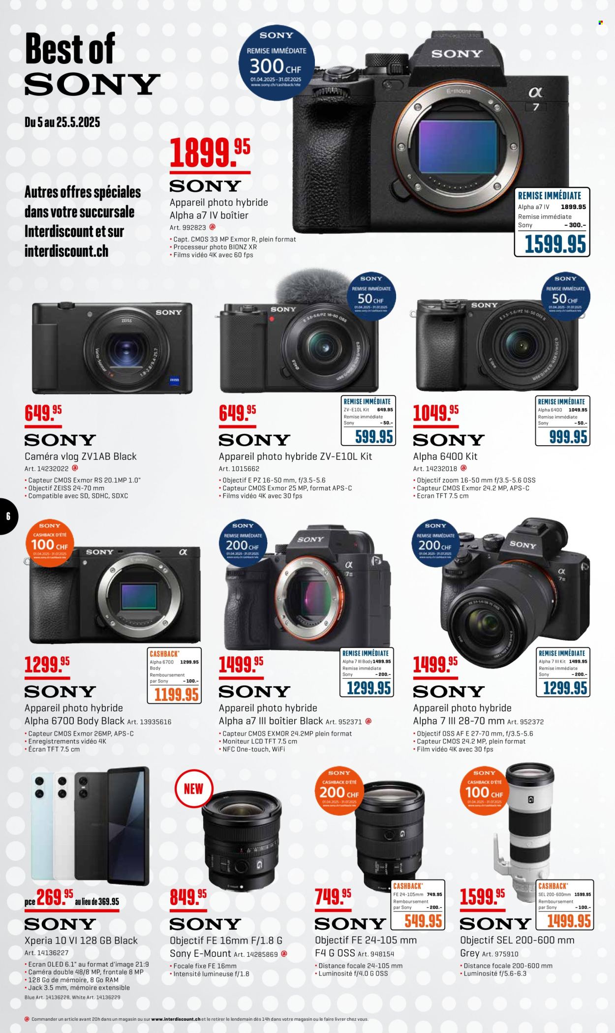 Catalogue Interdiscount - 12.5.2025 - 25.5.2025. Page 6.