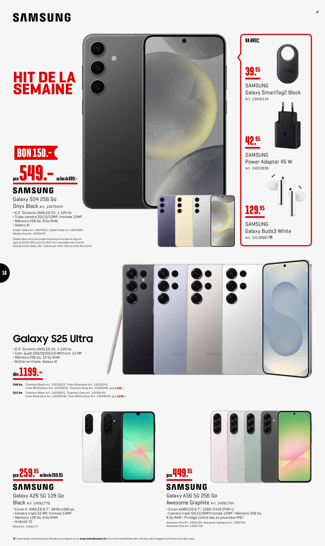 Catalogue Interdiscount - 12.5.2025 - 25.5.2025. Page 16.