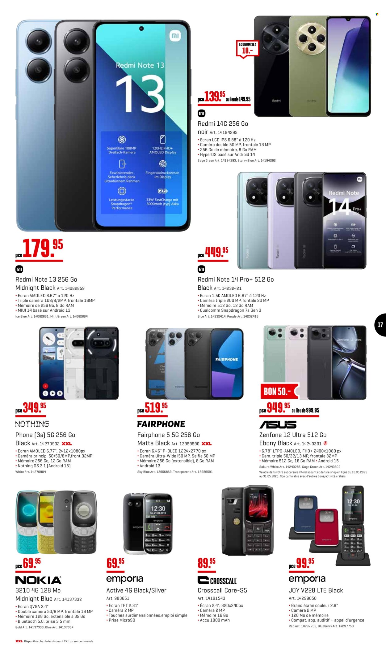 Catalogue Interdiscount - 12.5.2025 - 25.5.2025. Page 17.