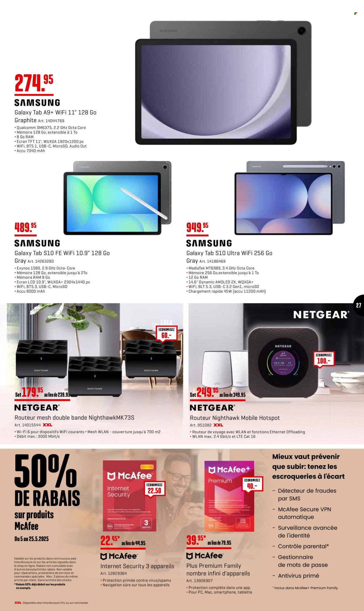 Catalogue Interdiscount - 12.5.2025 - 25.5.2025. Page 27.