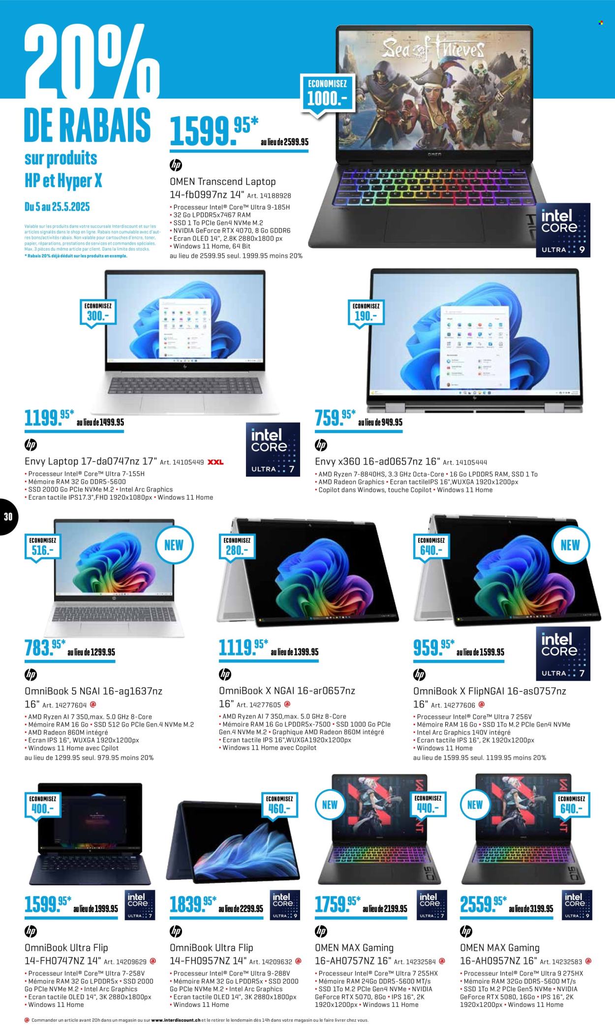Catalogue Interdiscount - 12.5.2025 - 25.5.2025. Page 30.