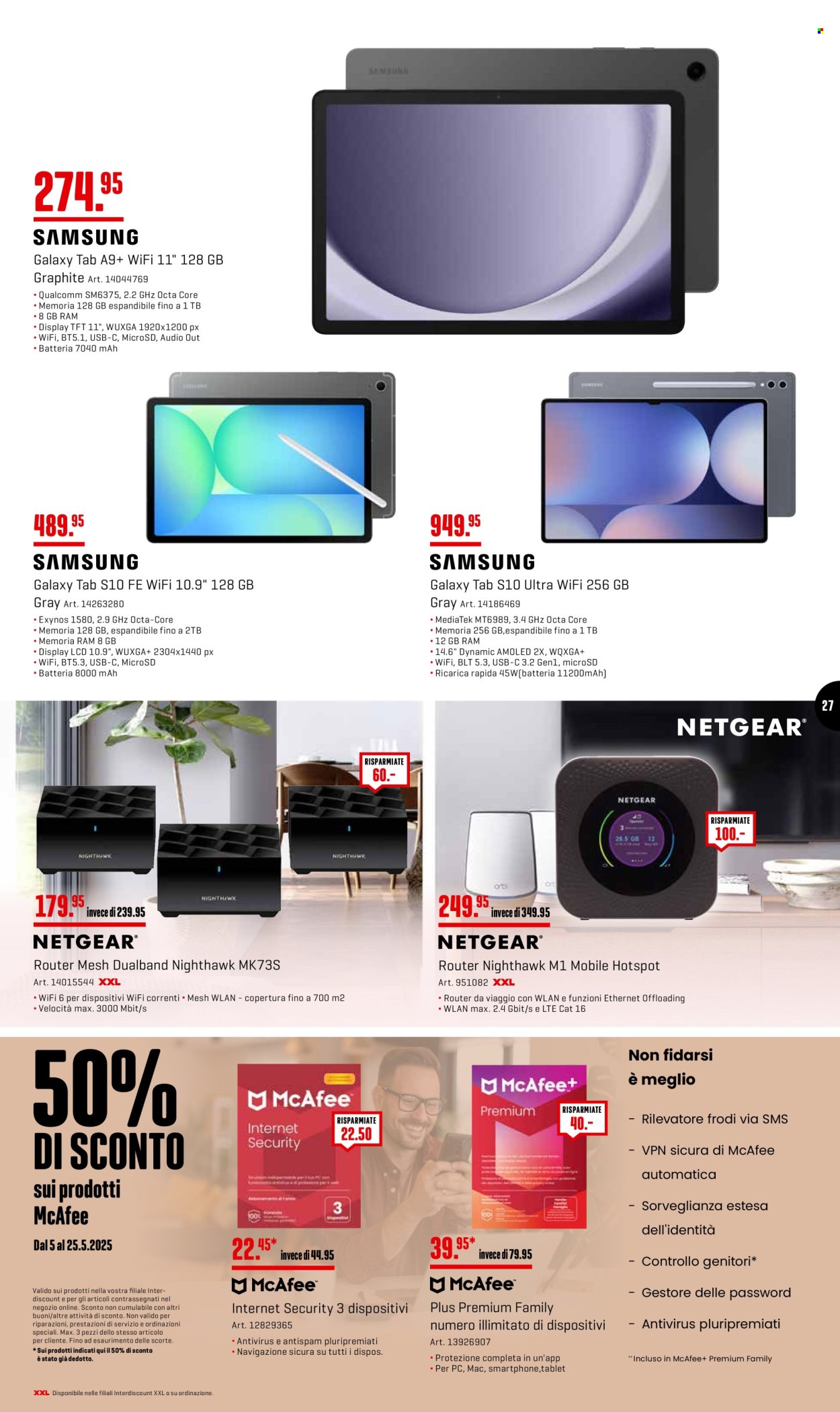 Catalogue Interdiscount - 12.5.2025 - 25.5.2025. Page 27.