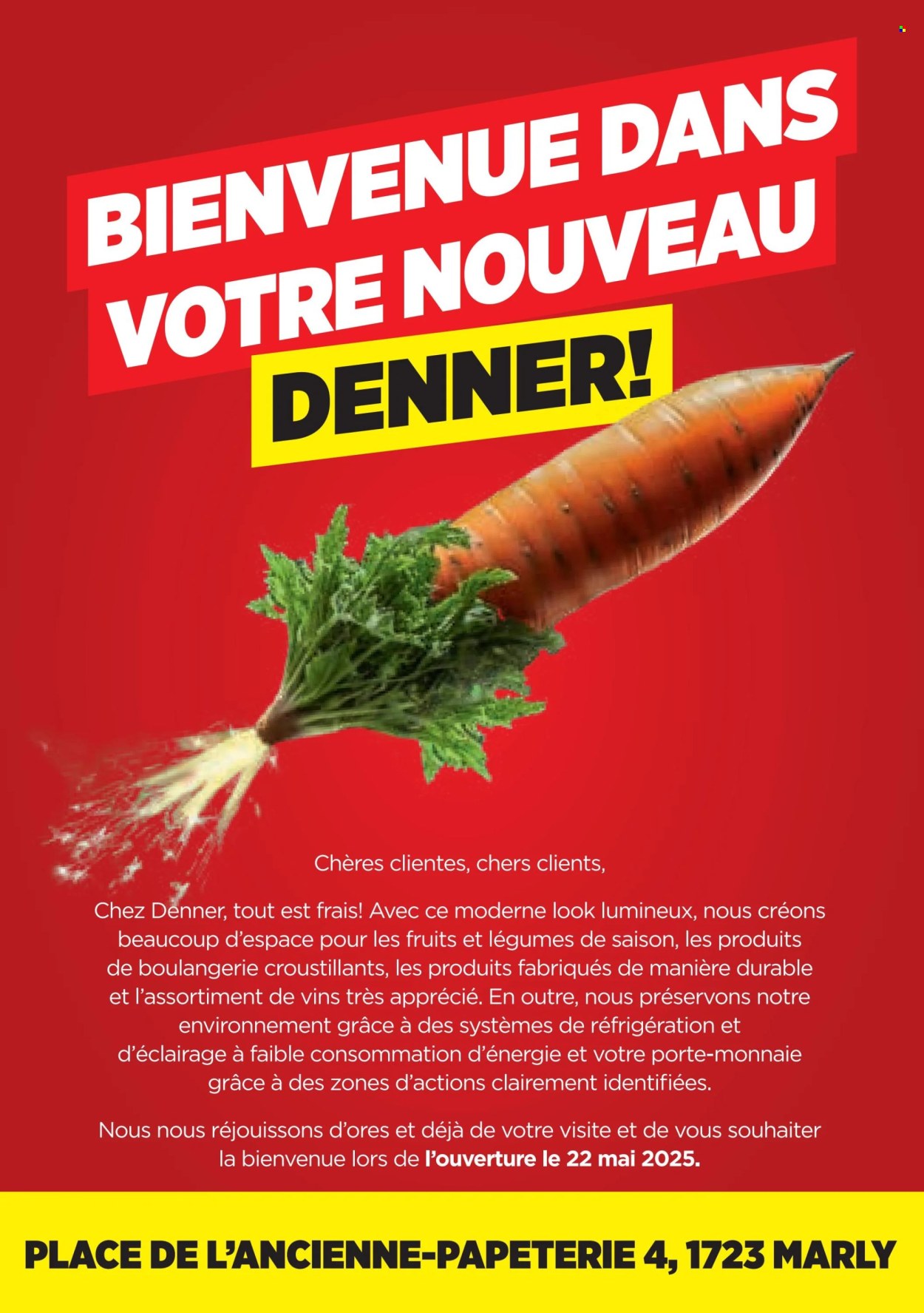 Catalogue Denner. Page 1.