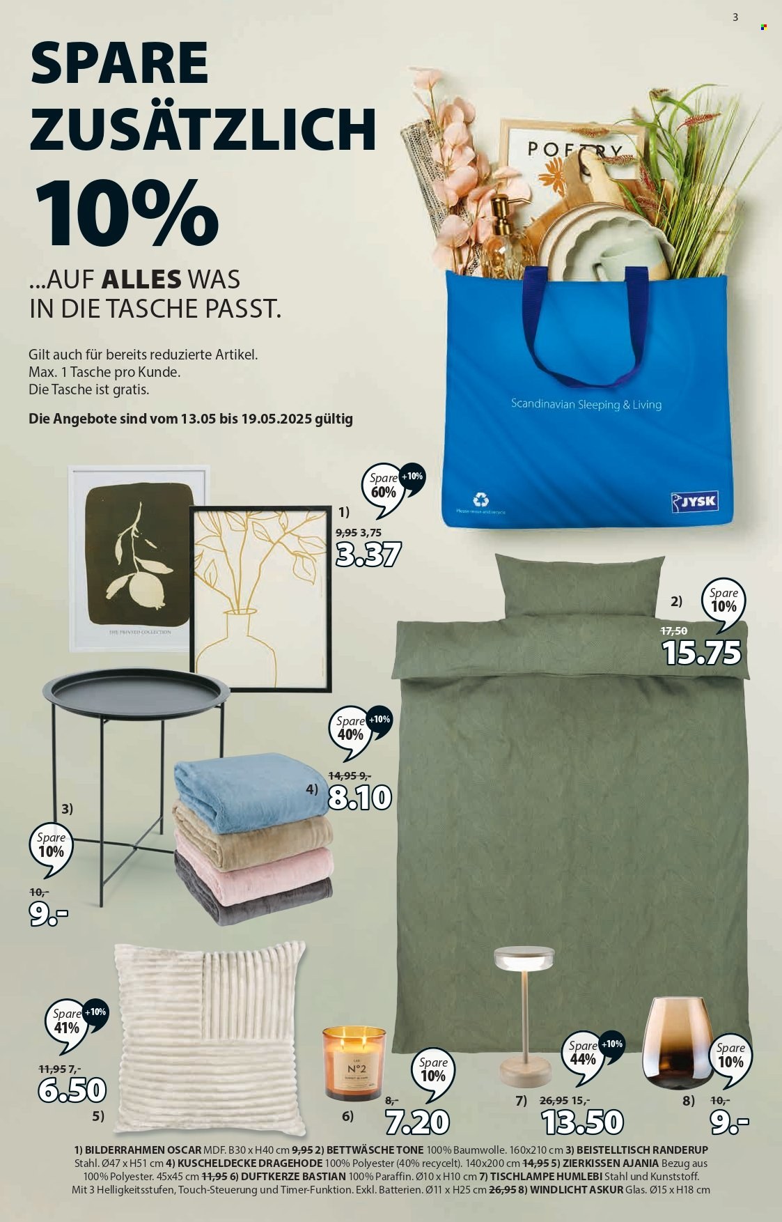 Catalogue JYSK - 13.5.2025 - 19.5.2025. Page 3.