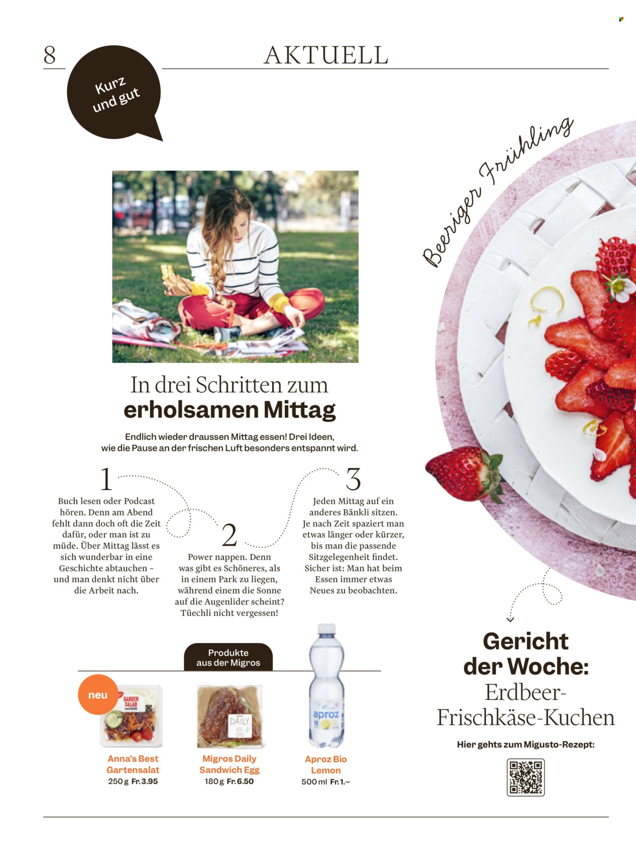 Catalogue Migros - 13.5.2025 - 19.5.2025. Page 8.