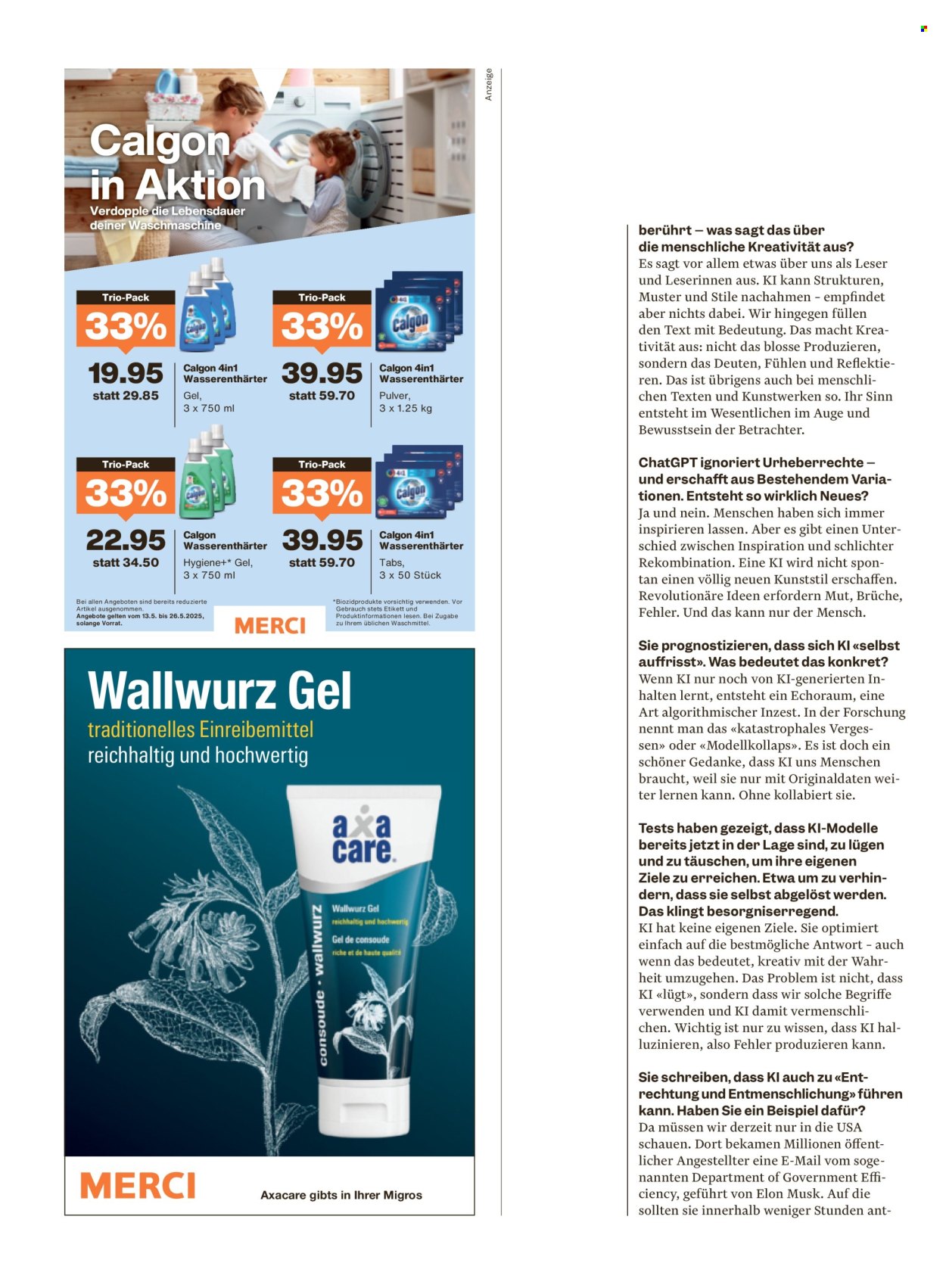 Catalogue Migros - 13.5.2025 - 19.5.2025. Page 16.