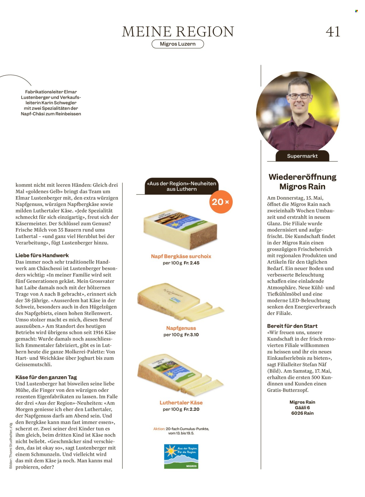 Catalogue Migros - 13.5.2025 - 19.5.2025. Page 41.