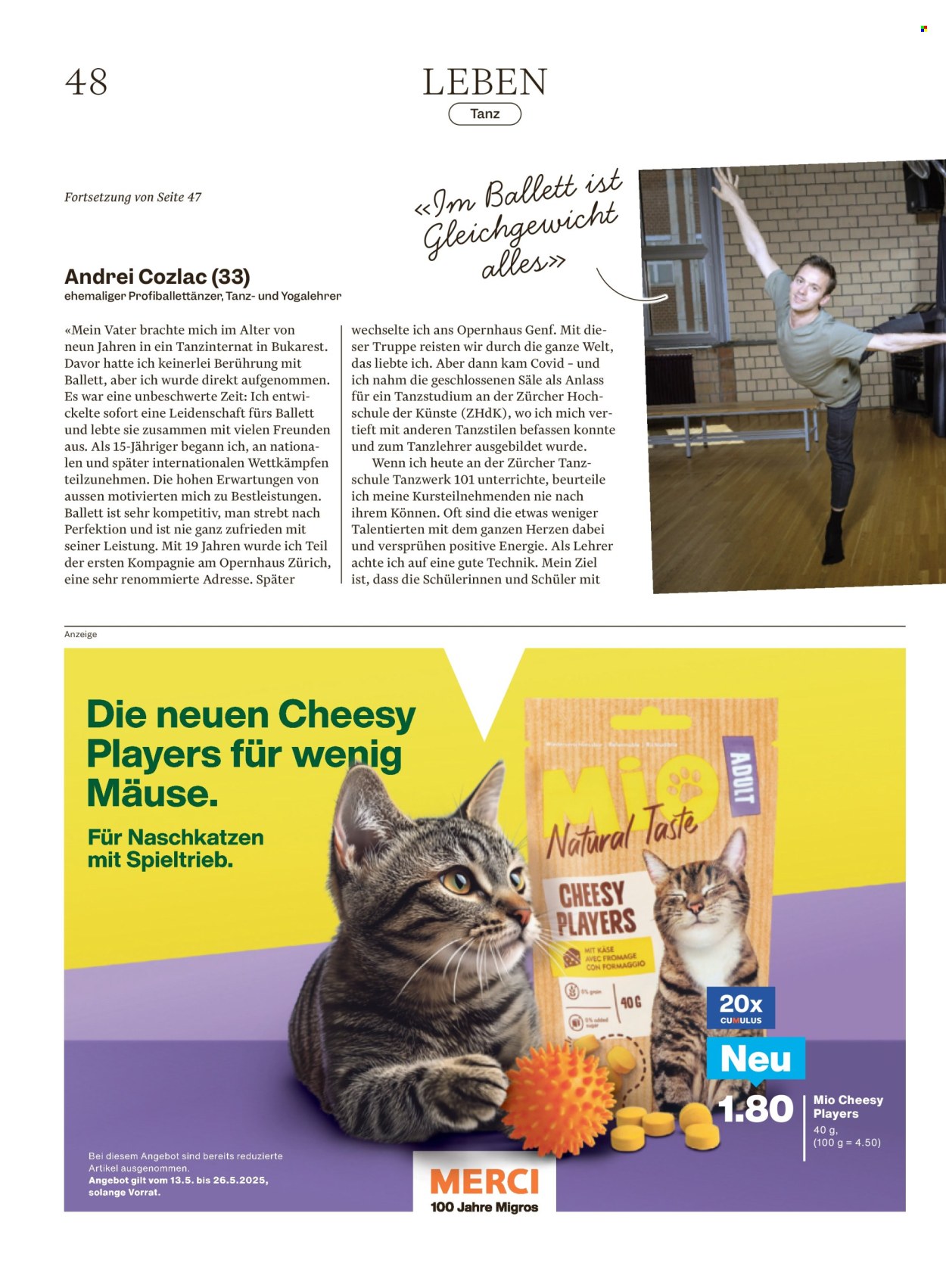 Catalogue Migros - 13.5.2025 - 19.5.2025. Page 48.