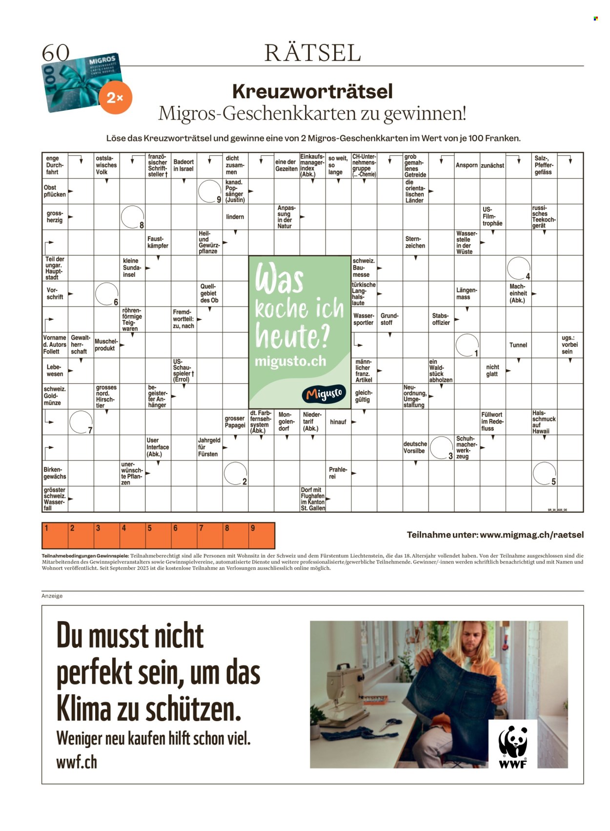 Catalogue Migros - 13.5.2025 - 19.5.2025. Page 60.