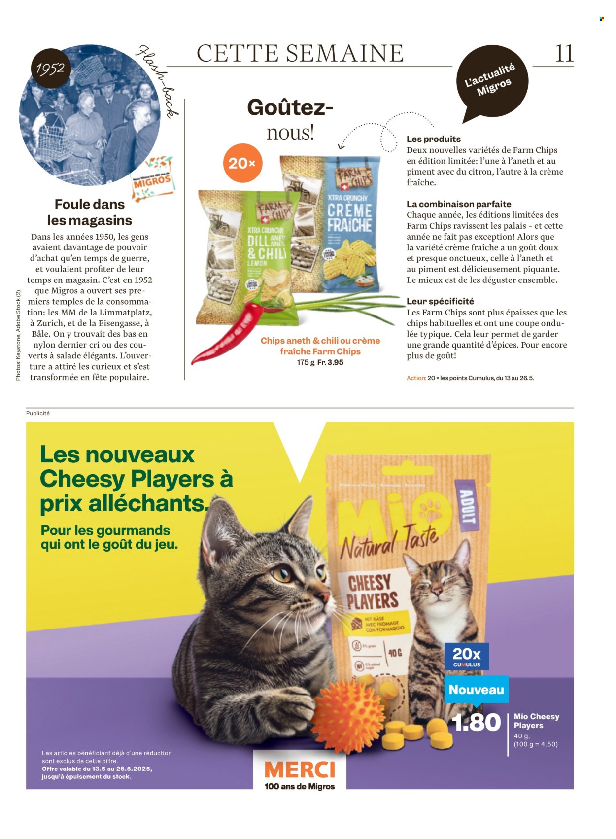 Catalogue Migros - 13.5.2025 - 19.5.2025. Page 11.