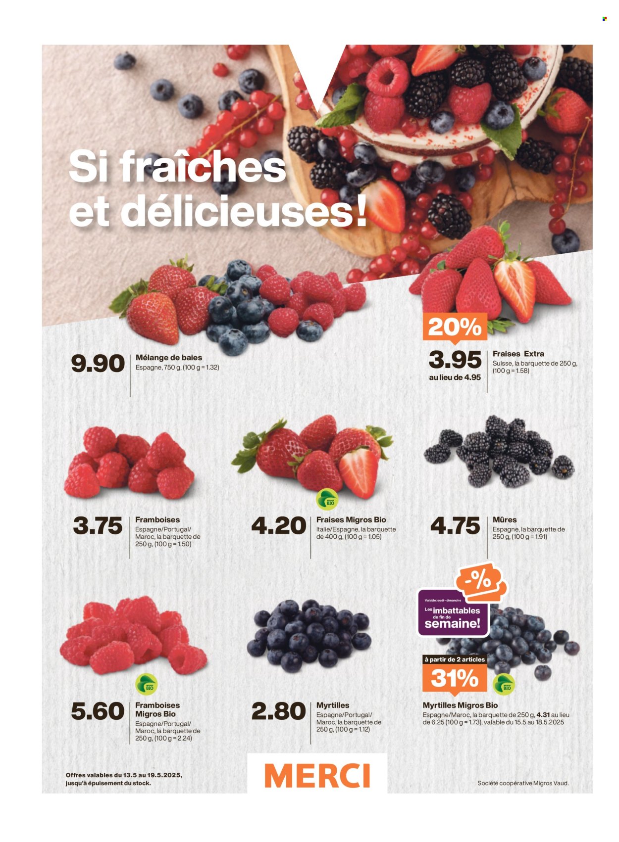 Catalogue Migros - 13.5.2025 - 19.5.2025. Page 38.