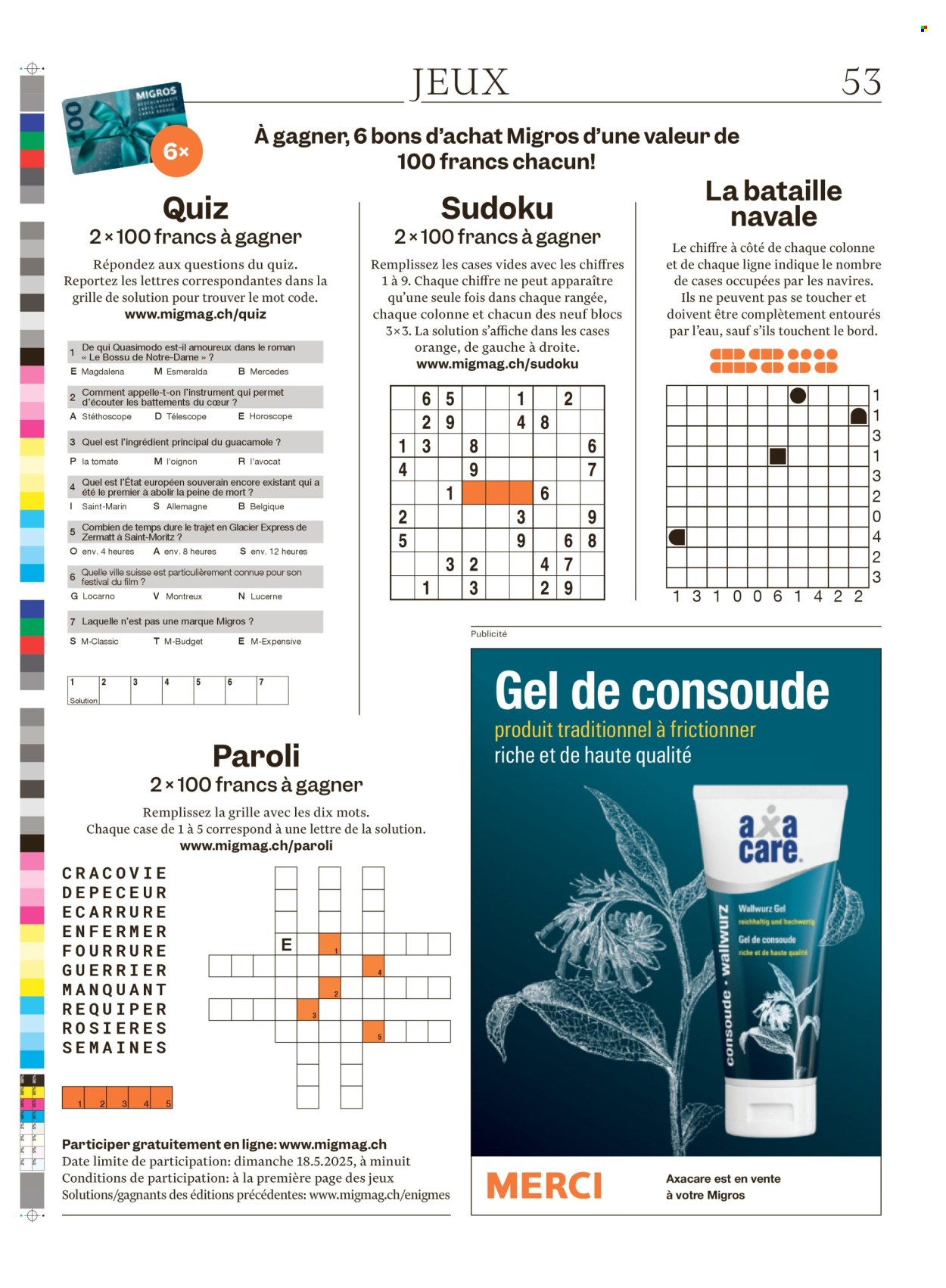Catalogue Migros - 13.5.2025 - 19.5.2025. Page 53.