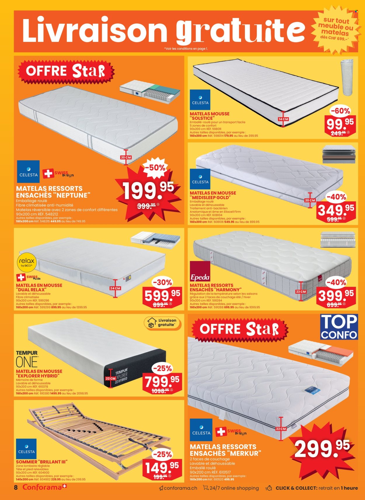 Catalogue Conforama - 14.5.2025 - 27.5.2025. Page 8.