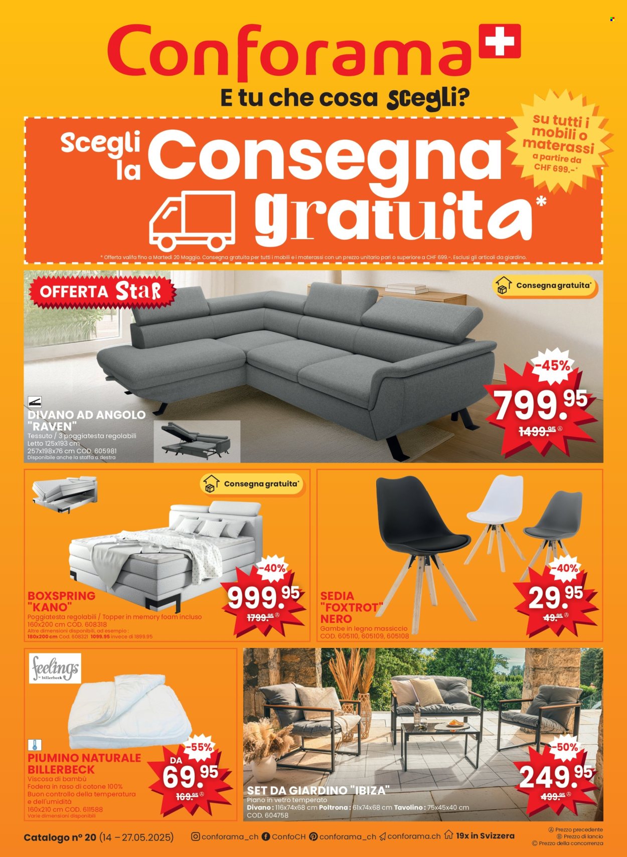 Catalogue Conforama - 14.5.2025 - 27.5.2025. Page 1.