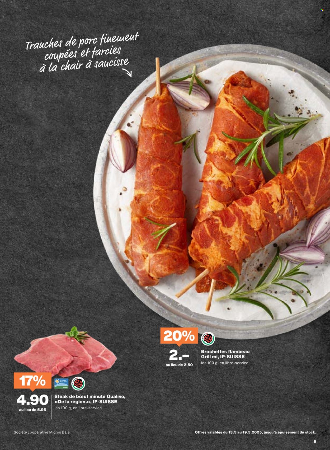 Catalogue Migros - 13.5.2025 - 19.5.2025. Page 9.
