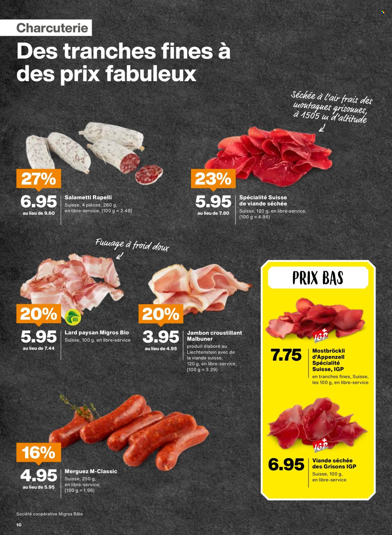 Catalogue Migros - 13.5.2025 - 19.5.2025. Page 10.