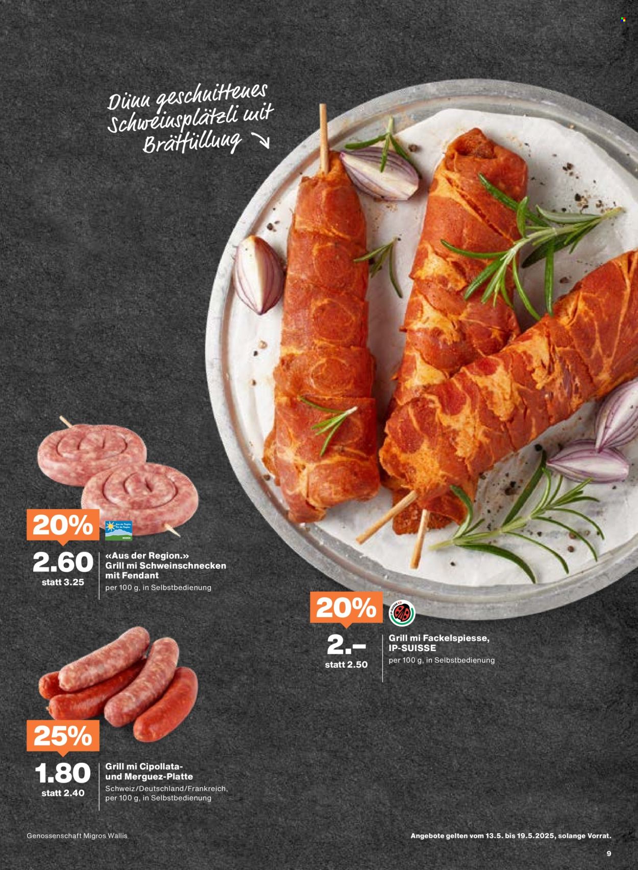Catalogue Migros - 13.5.2025 - 19.5.2025. Page 9.