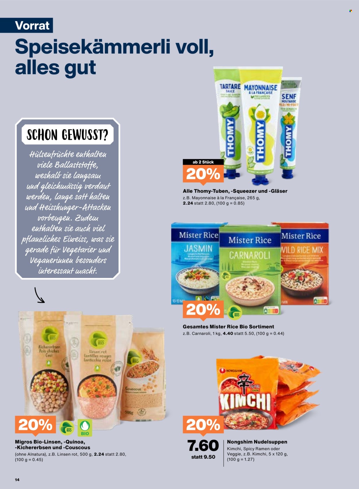 Catalogue Migros - 13.5.2025 - 19.5.2025. Page 14.