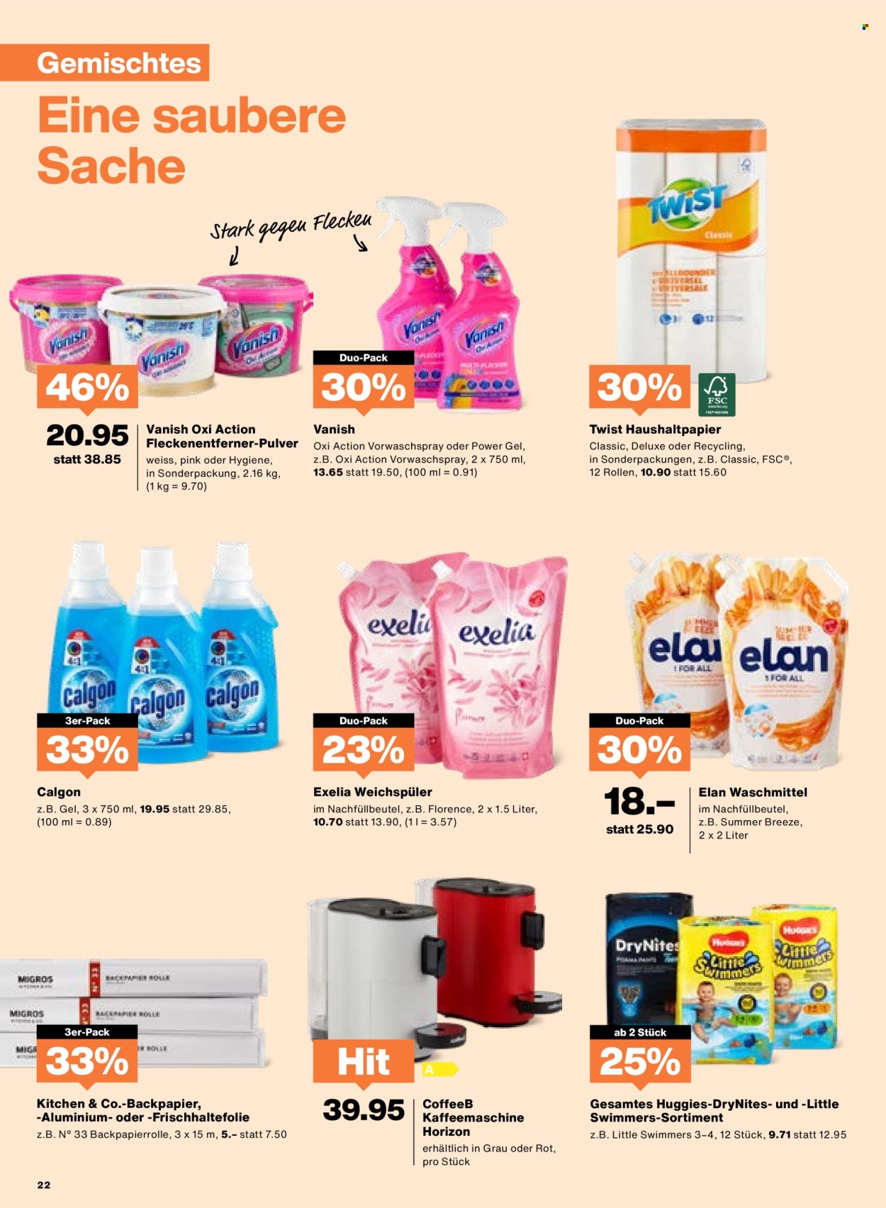 Catalogue Migros - 13.5.2025 - 19.5.2025. Page 22.