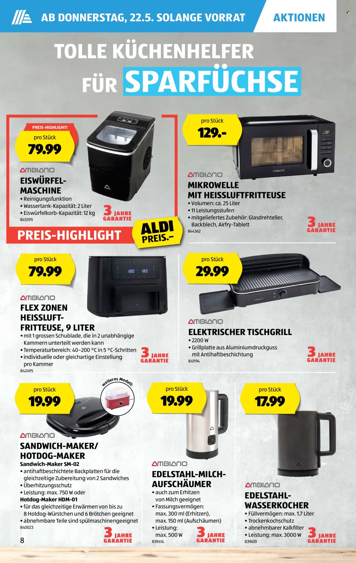 Catalogue Aldi - 22.5.2025 - 27.5.2025. Page 8.