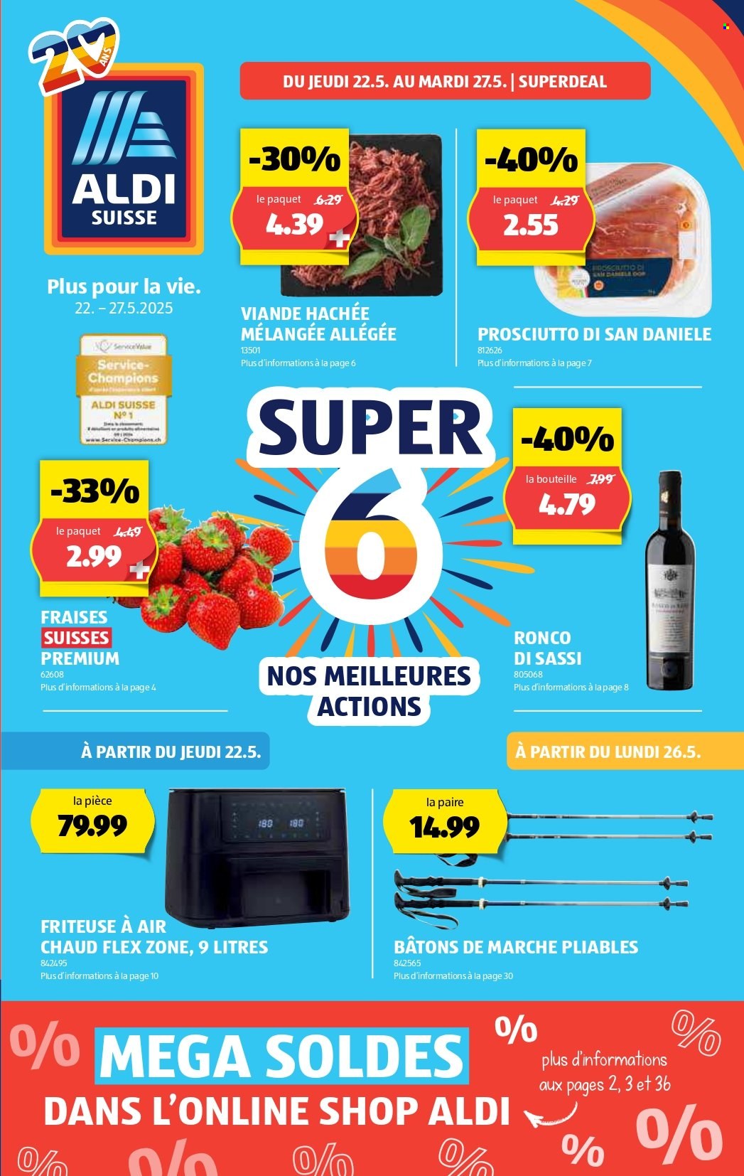 Catalogue Aldi - 22.5.2025 - 27.5.2025. Page 1.