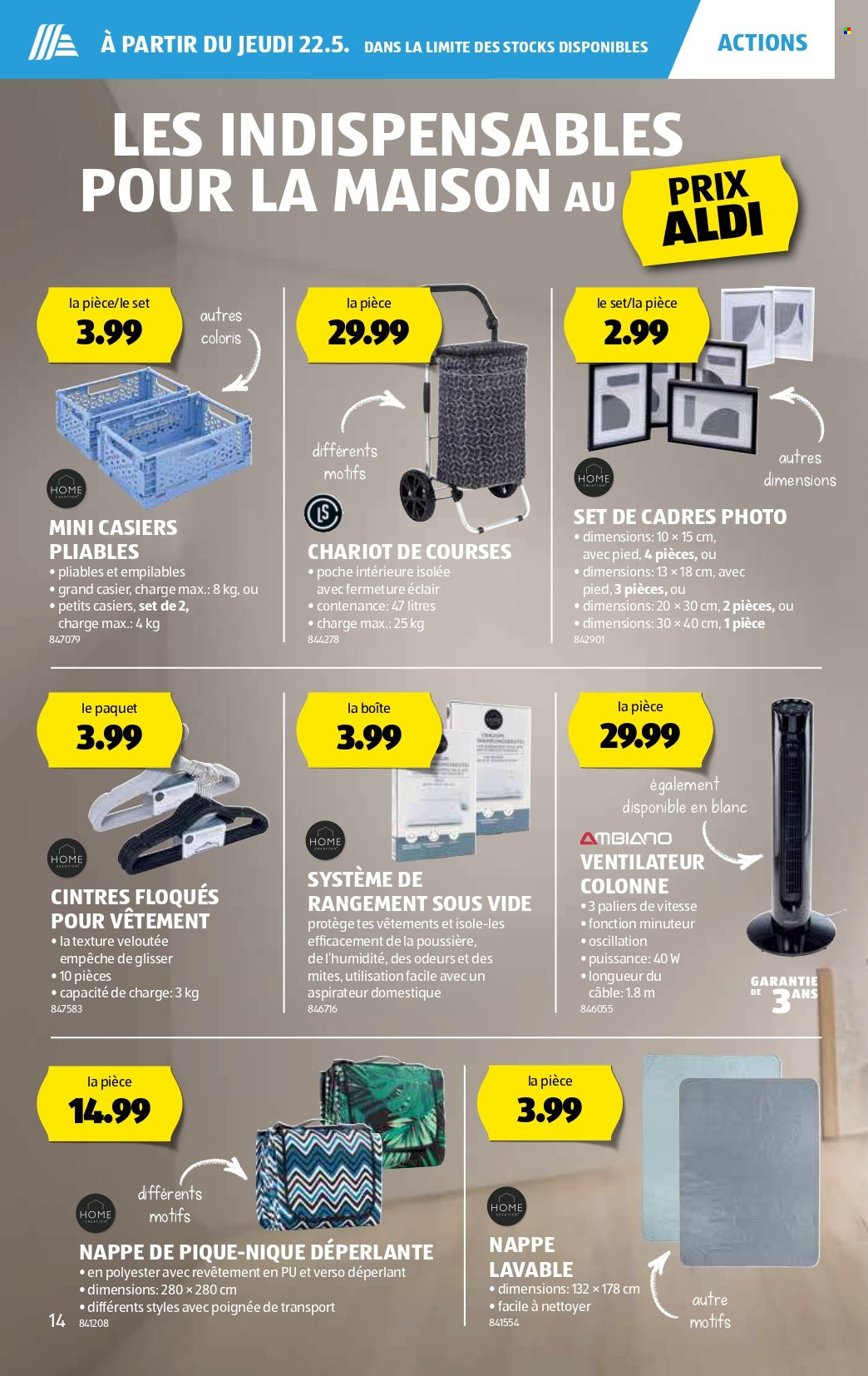 Catalogue Aldi - 22.5.2025 - 27.5.2025. Page 14.