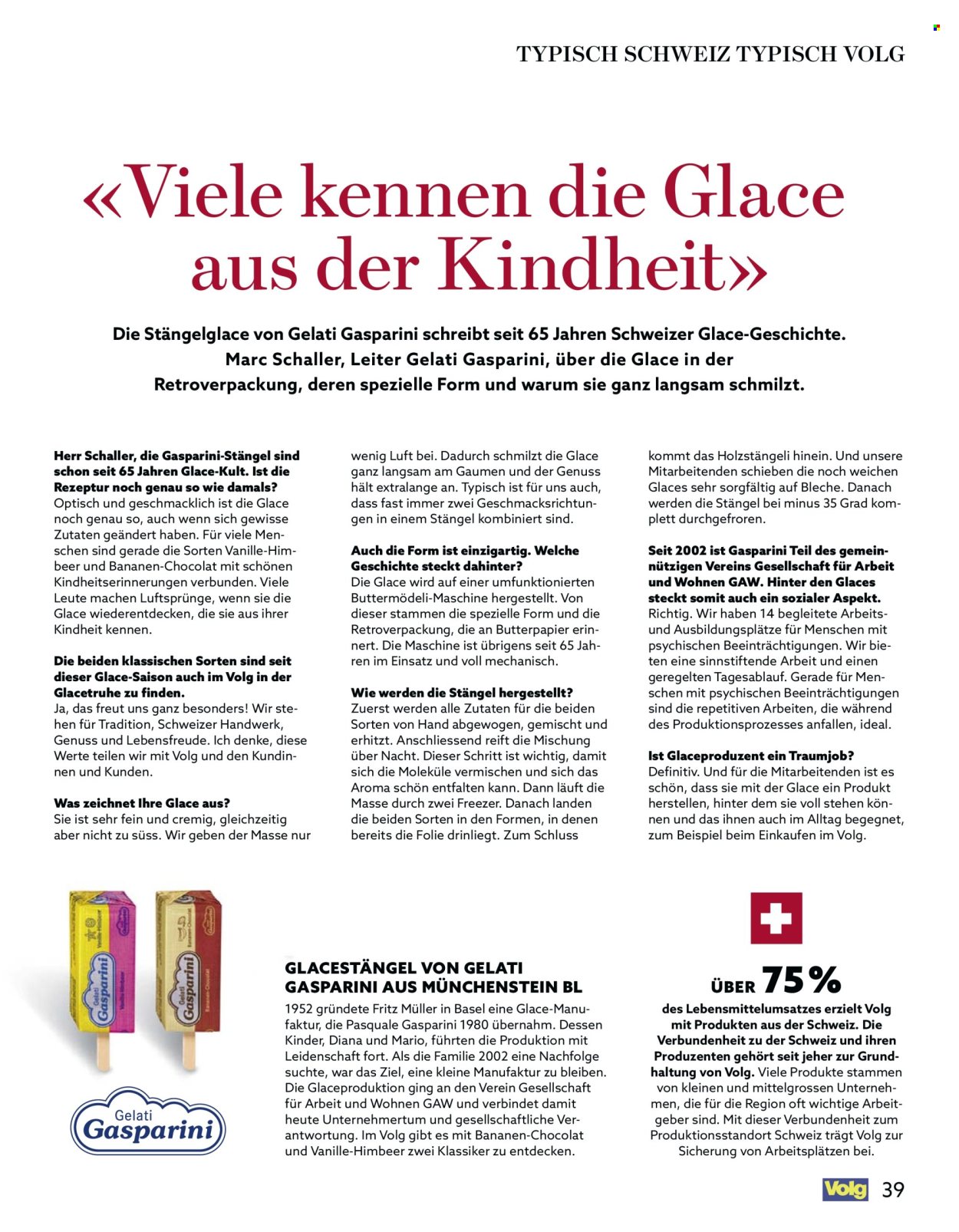 Catalogue Volg - 1.5.2025 - 31.5.2025. Page 39.