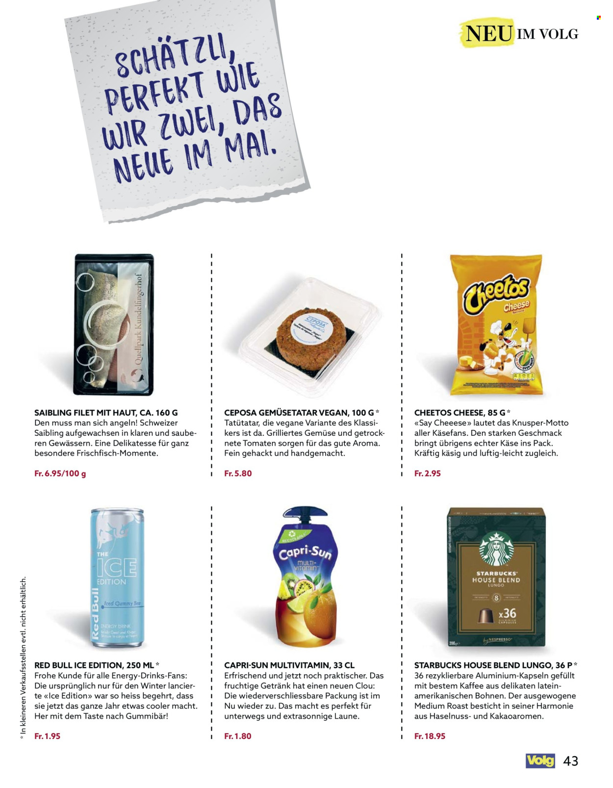 Catalogue Volg - 1.5.2025 - 31.5.2025. Page 43.