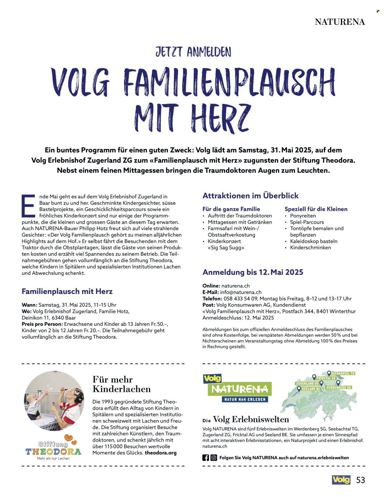 Catalogue Volg - 1.5.2025 - 31.5.2025. Page 53.