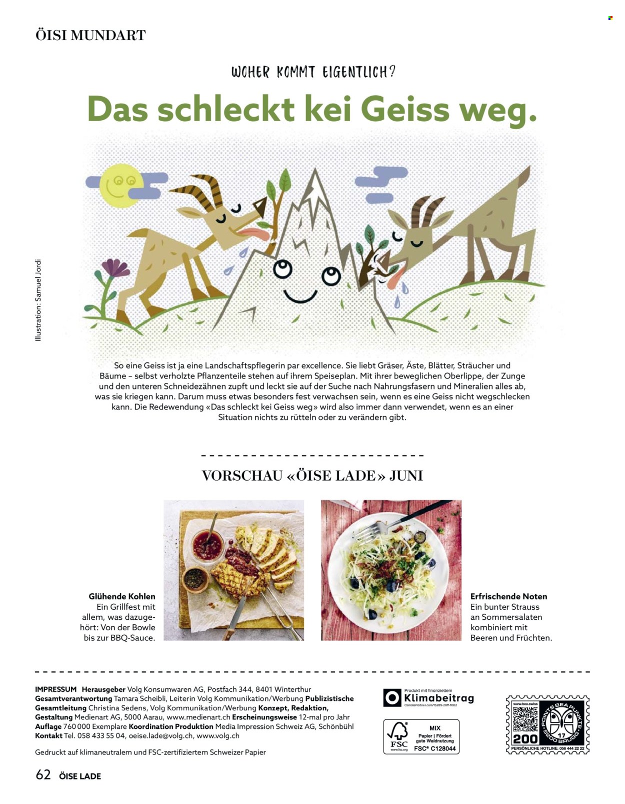 Catalogue Volg - 1.5.2025 - 31.5.2025. Page 62.