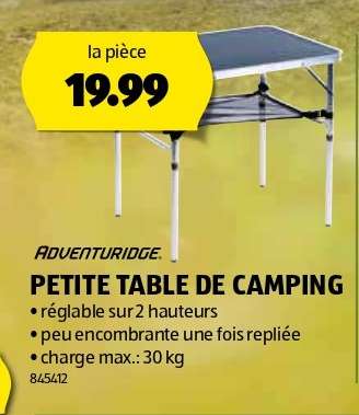 PETITE TABLE DE CAMPING