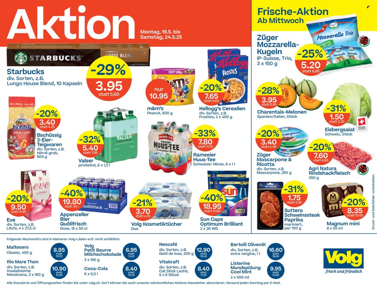 Catalogue Volg - 19.5.2025 - 24.5.2025. Page 1.
