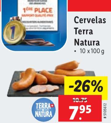 Cervelas Terra Natura