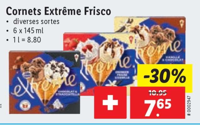 Cornets Extrême Frisco