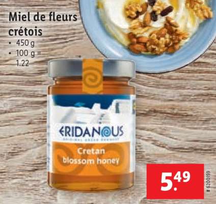 Miel de fleurs crétois