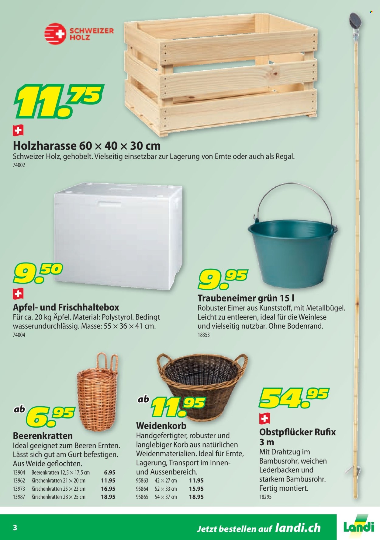 Catalogue Landi. Page 3. Page 3