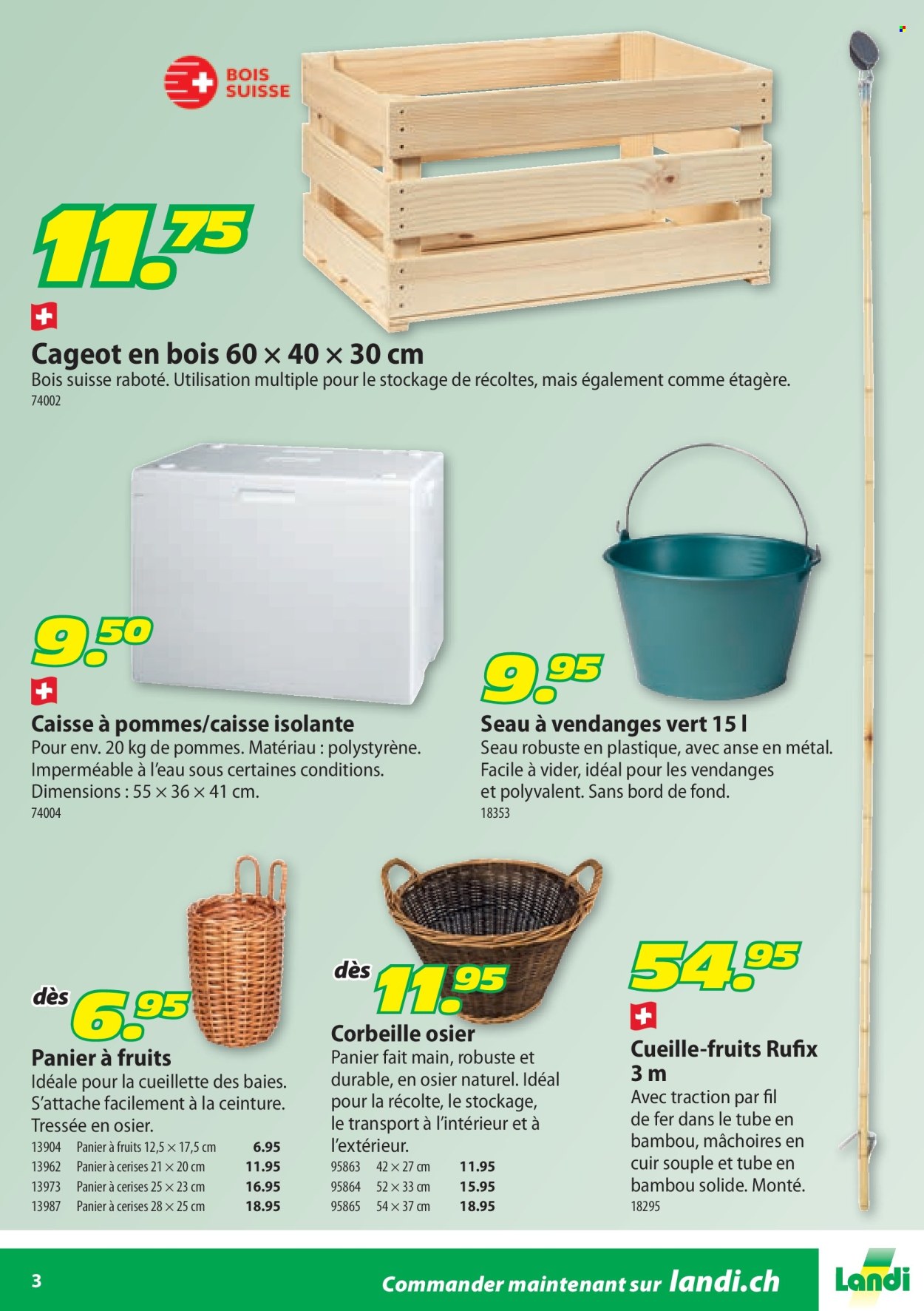 Catalogue Landi. Page 3. Page 3