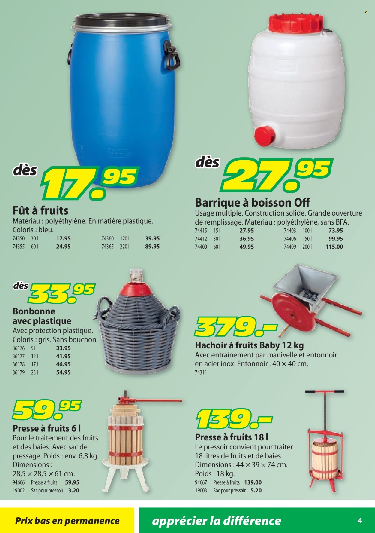 Catalogue Landi. Page 4. Page 4