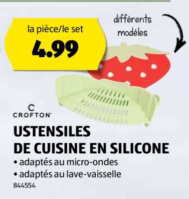 USTENSILES DE CUISINE EN SILICONE
