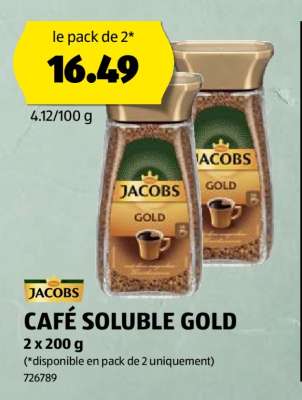 JACOBS CAFÉ SOLUBLE GOLD