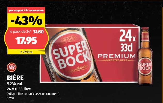 SUPER BOCK BIÈRE