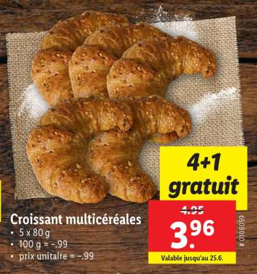 Croissant multicéréales