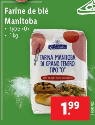 Farine de blé Manitoba