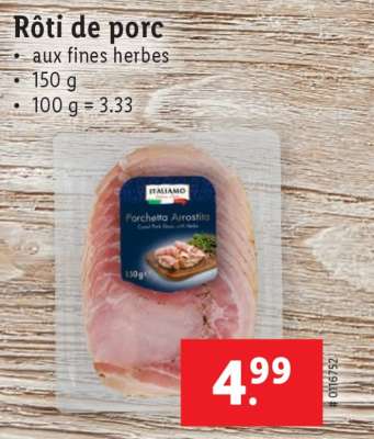 Rôti de porc