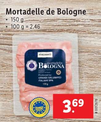 Mortadelle de Bologne