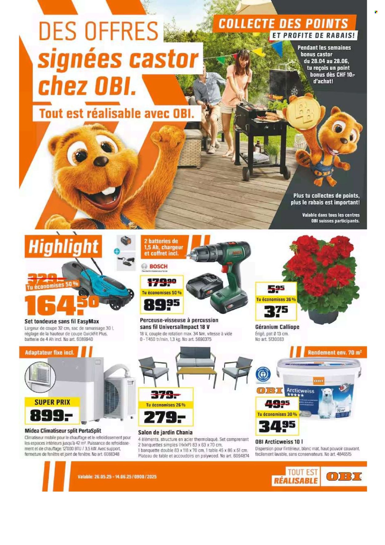 Catalogue OBI - 25.5.2025 - 14.6.2025. Page 1. Page 1