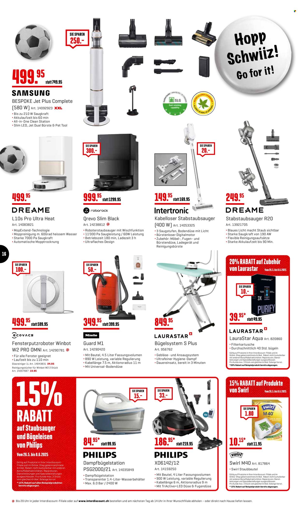 Catalogue Interdiscount - 26.5.2025 - 8.6.2025. Page 16. Page 16