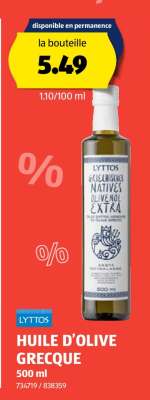 LYTTOS HUILE D'OLIVE GRECQUE