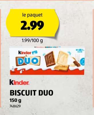 Kinder BISCUIT DUO