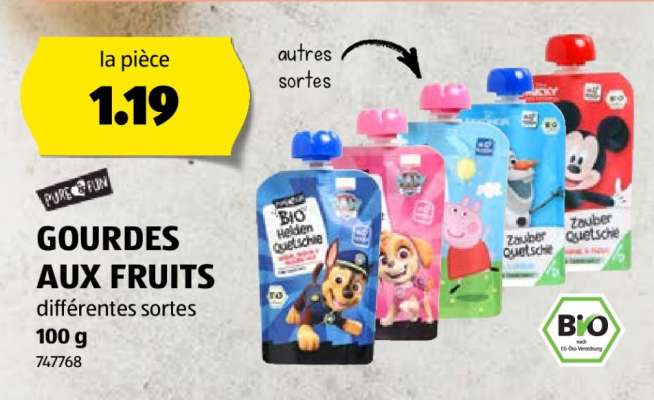 GOURDES AUX FRUITS